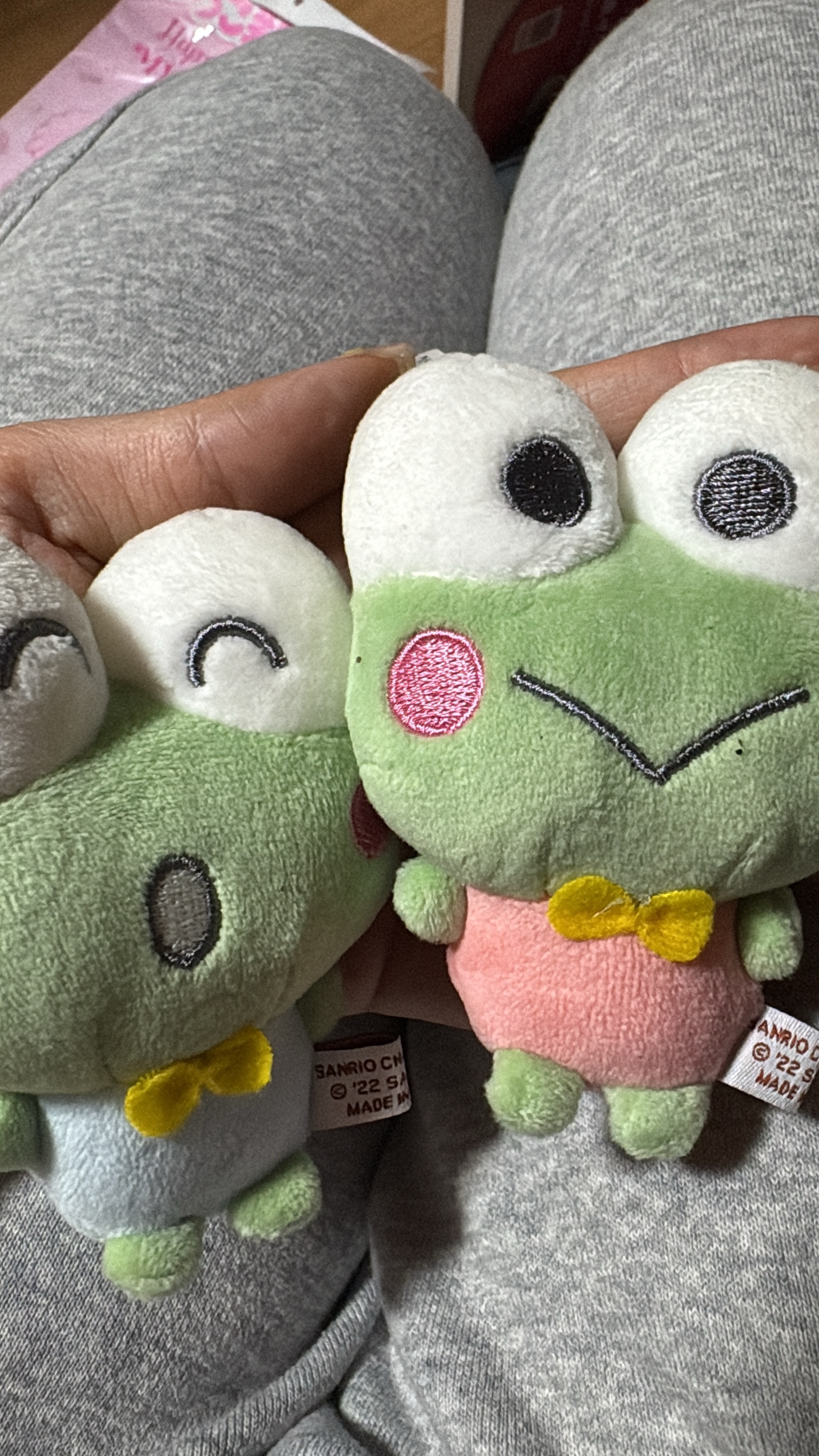 三丽鸥 青蛙毛绒挂件