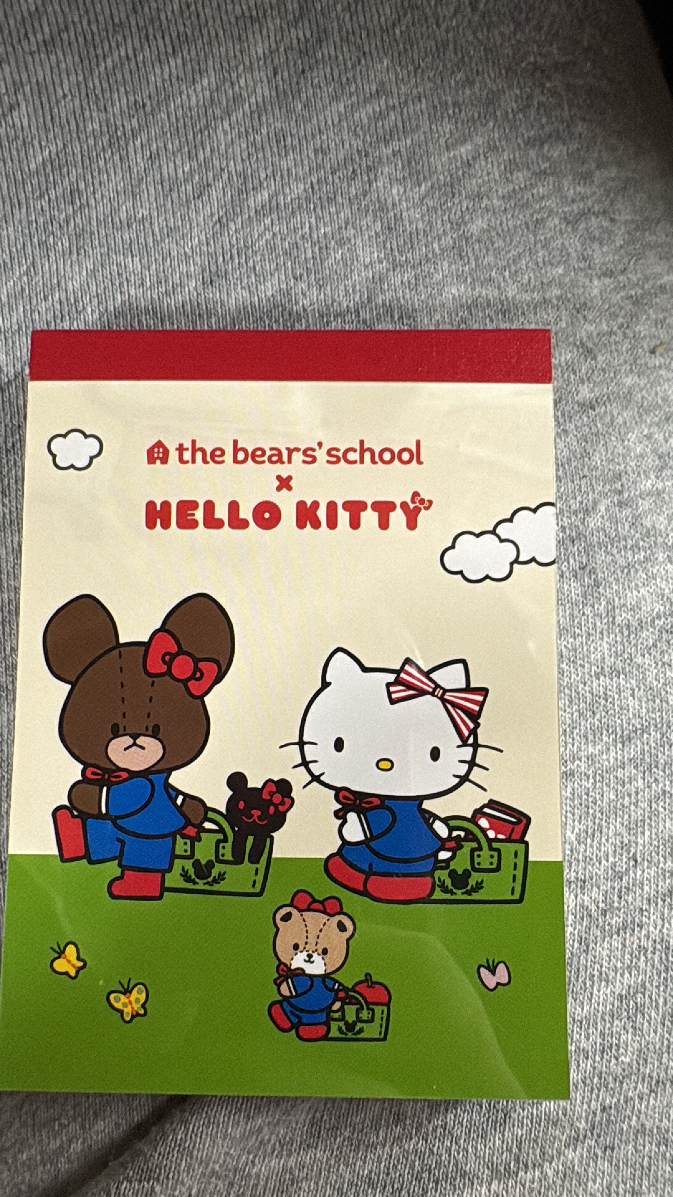 折扣店 上学熊黄色便签本