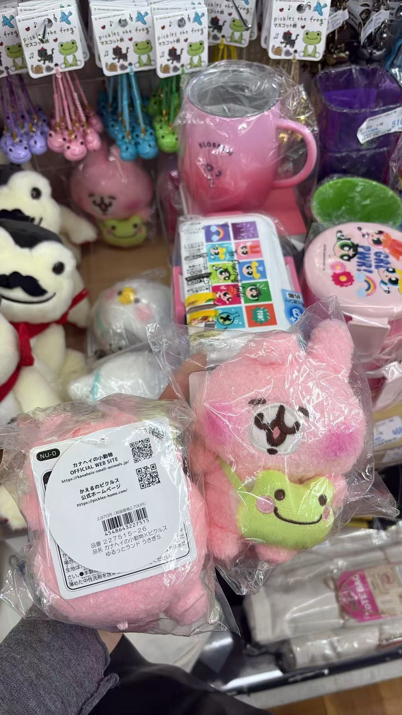 0822 折扣店 兔子 青蛙背包 毛绒挂件