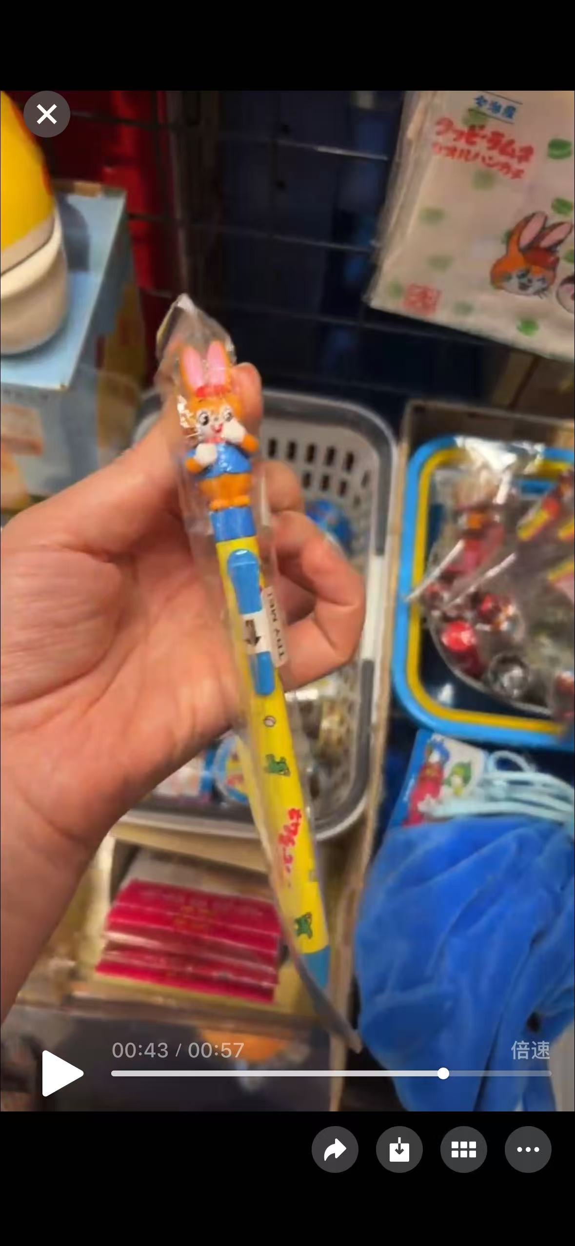 0823 复古兔子 中性笔