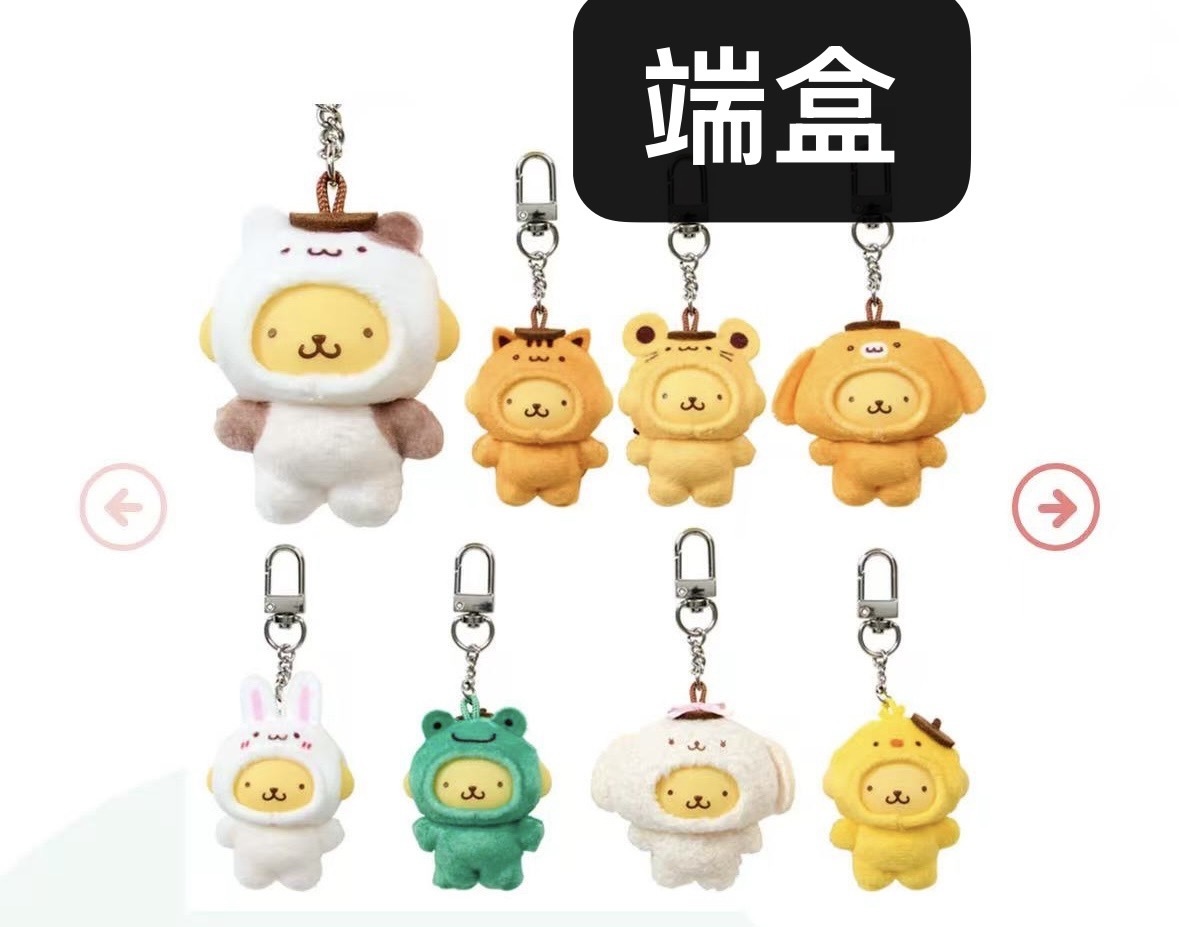 0826 48汇 三丽鸥 布丁狗朋友系列盲盒挂件端盒