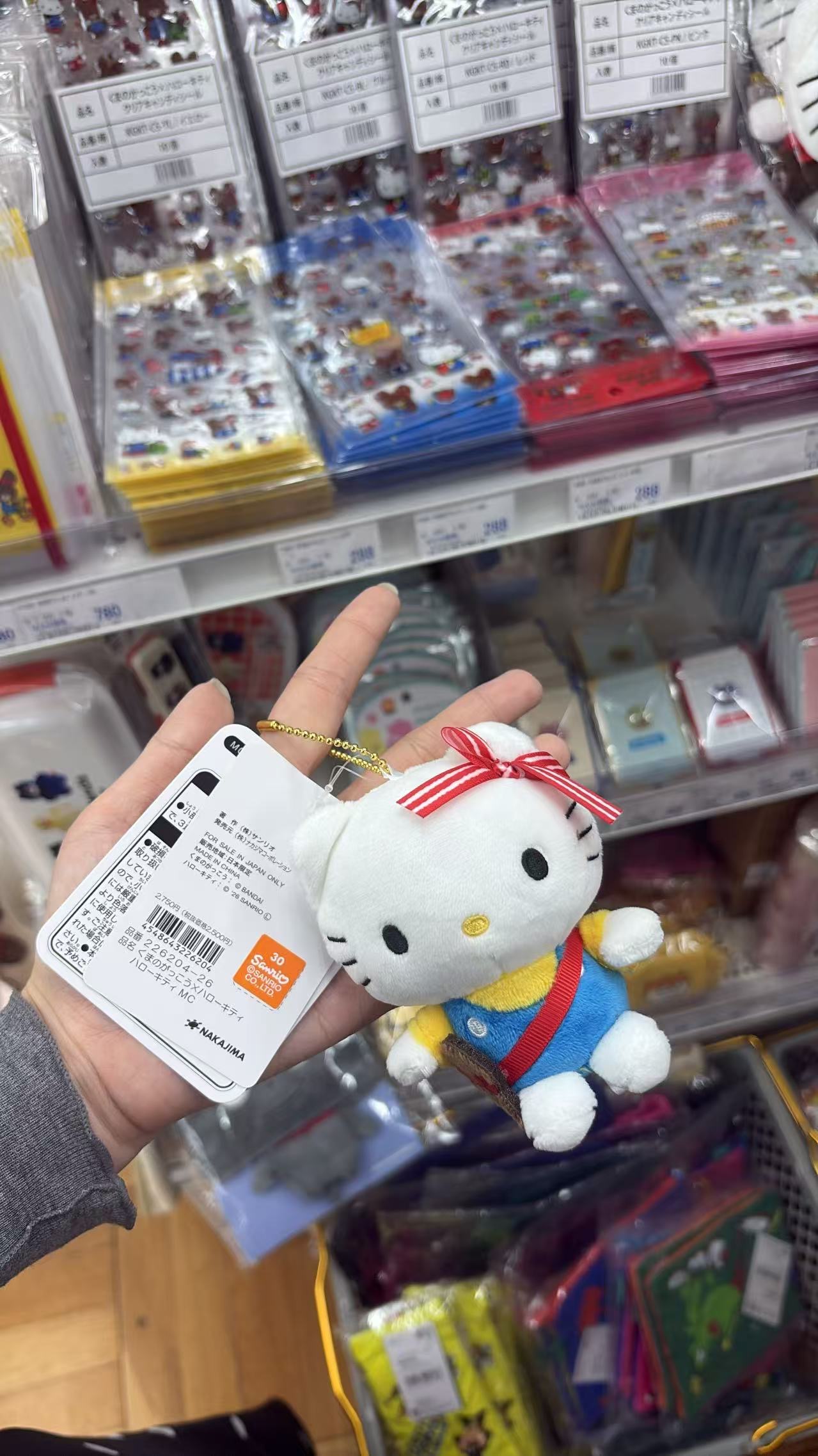 0825 折扣店  三丽欧上学熊 毛绒挂件 kt
