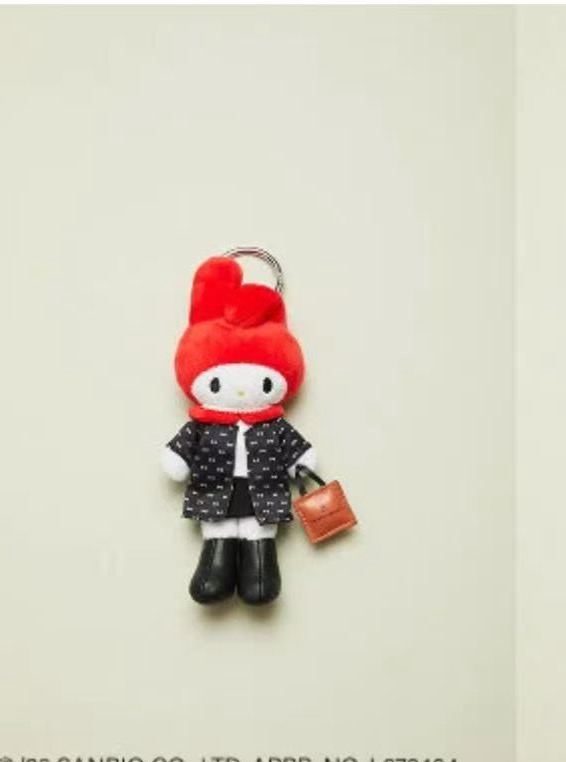 1009 48汇 三丽欧联名UNITED ARROWS 美乐蒂红头 毛绒挂件 