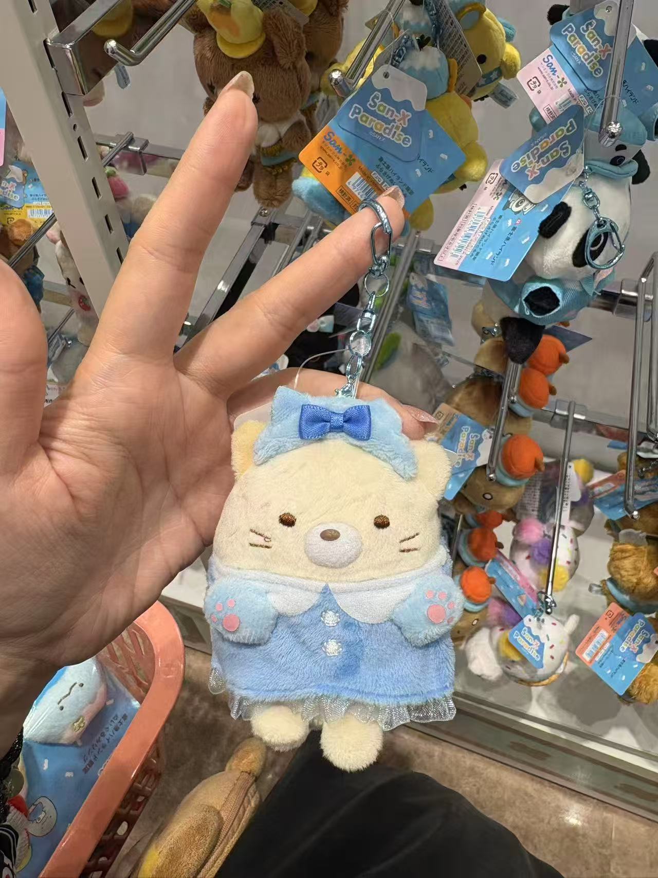 0912 5汇 角落生物 富士系列 猫咪毛绒挂件 