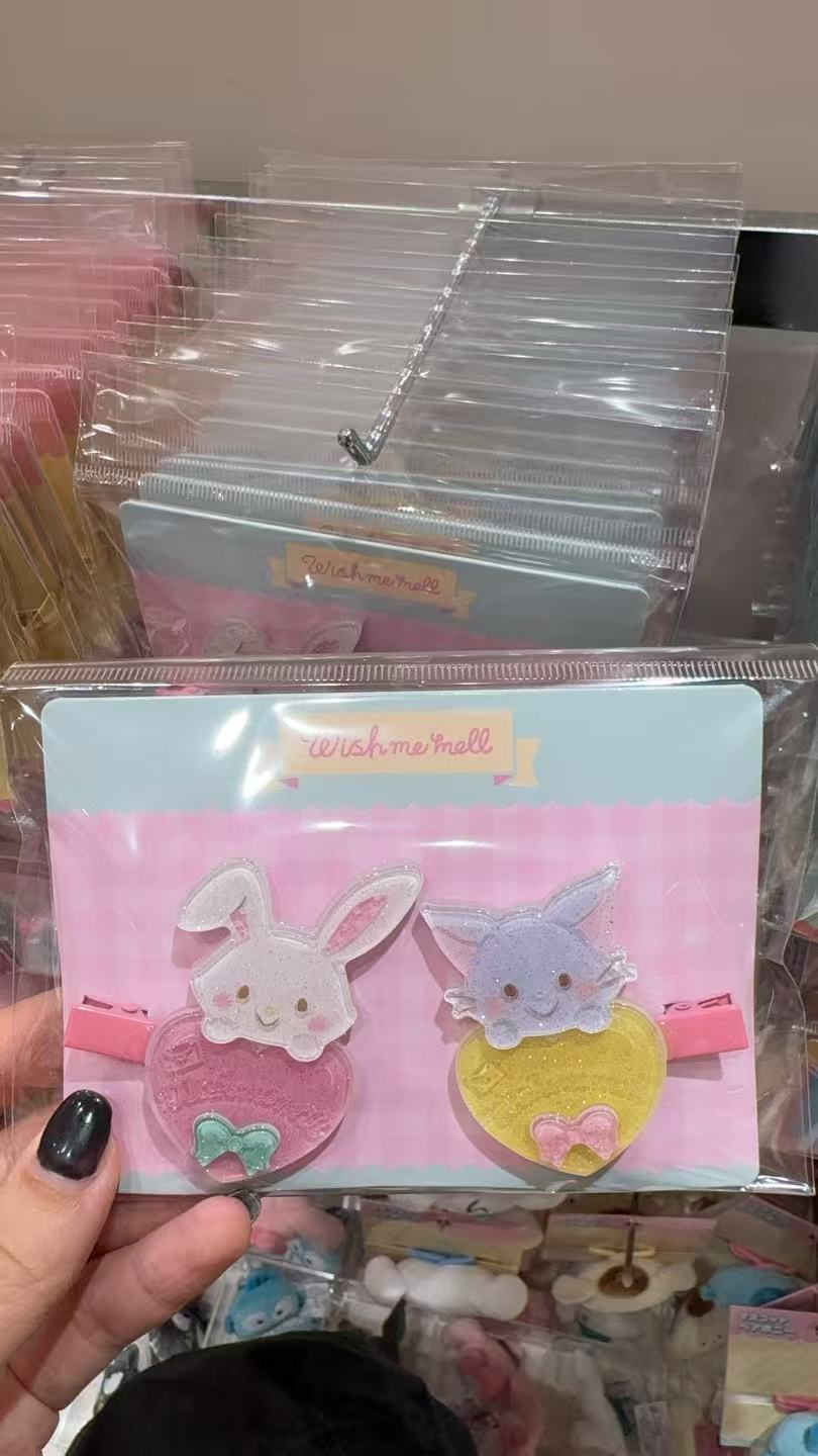 0913 48汇 三丽欧 许愿兔紫色兔 发夹 