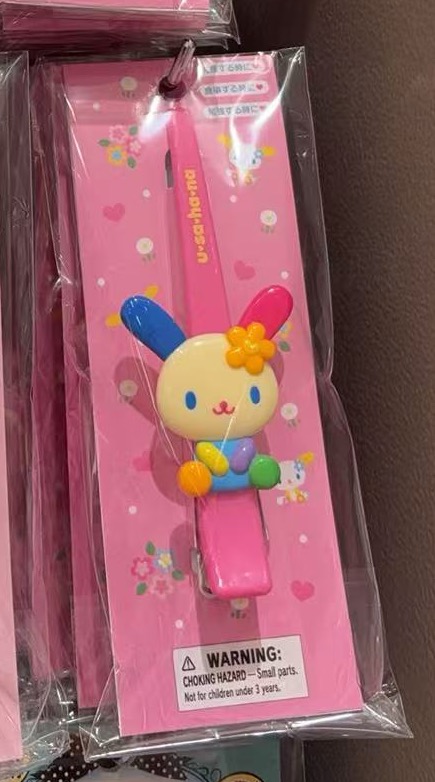 0917 48汇 三丽欧 花小兔一字夹
