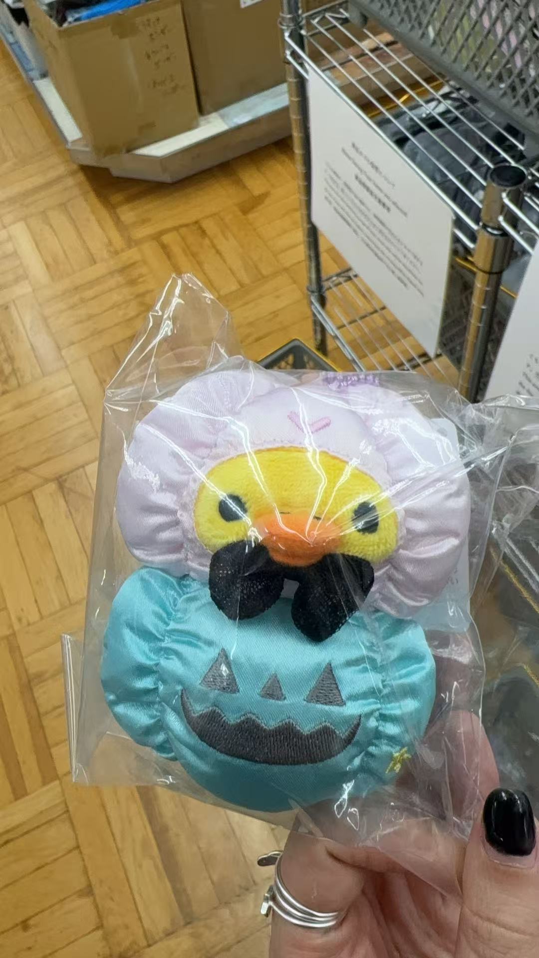 0918 折扣店 轻松熊万圣节系列 小鸡 毛绒挂件 