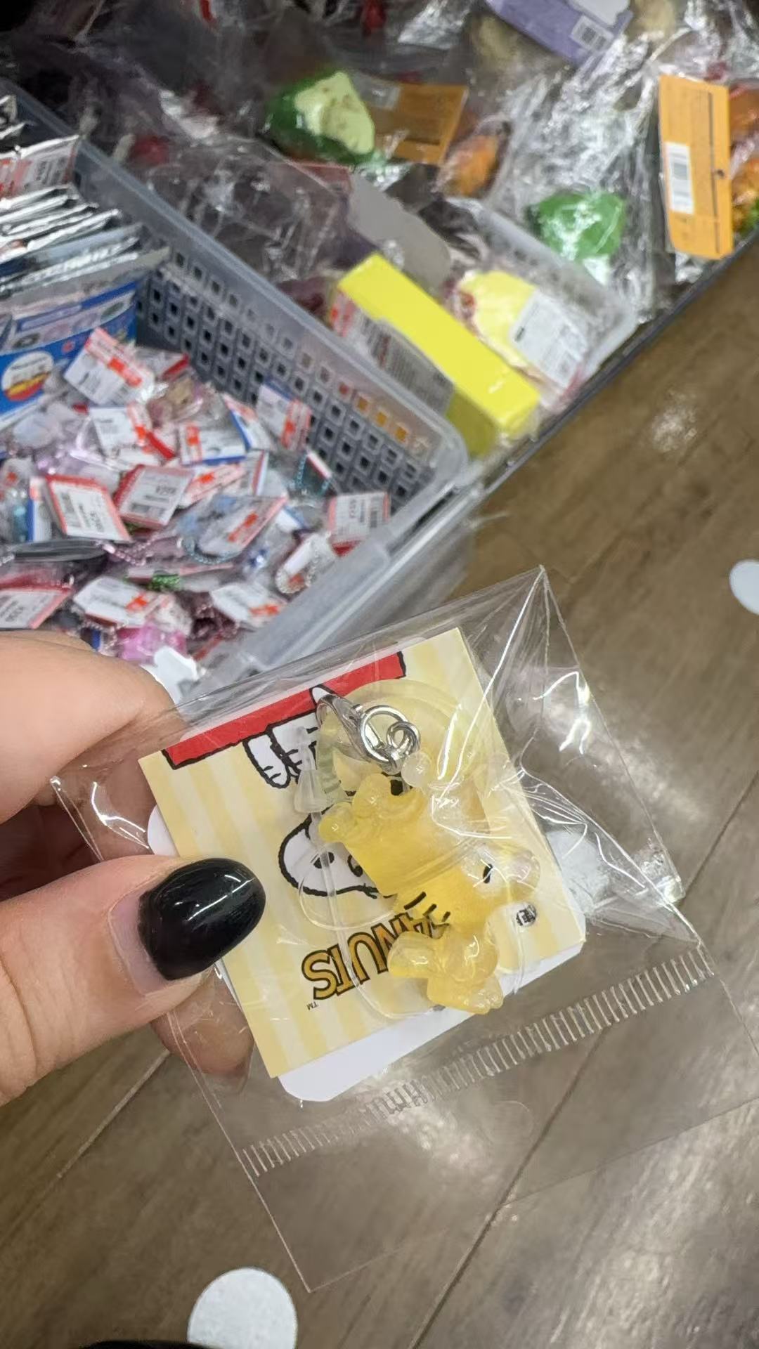 0924  史努比挂件 黄色好朋友 