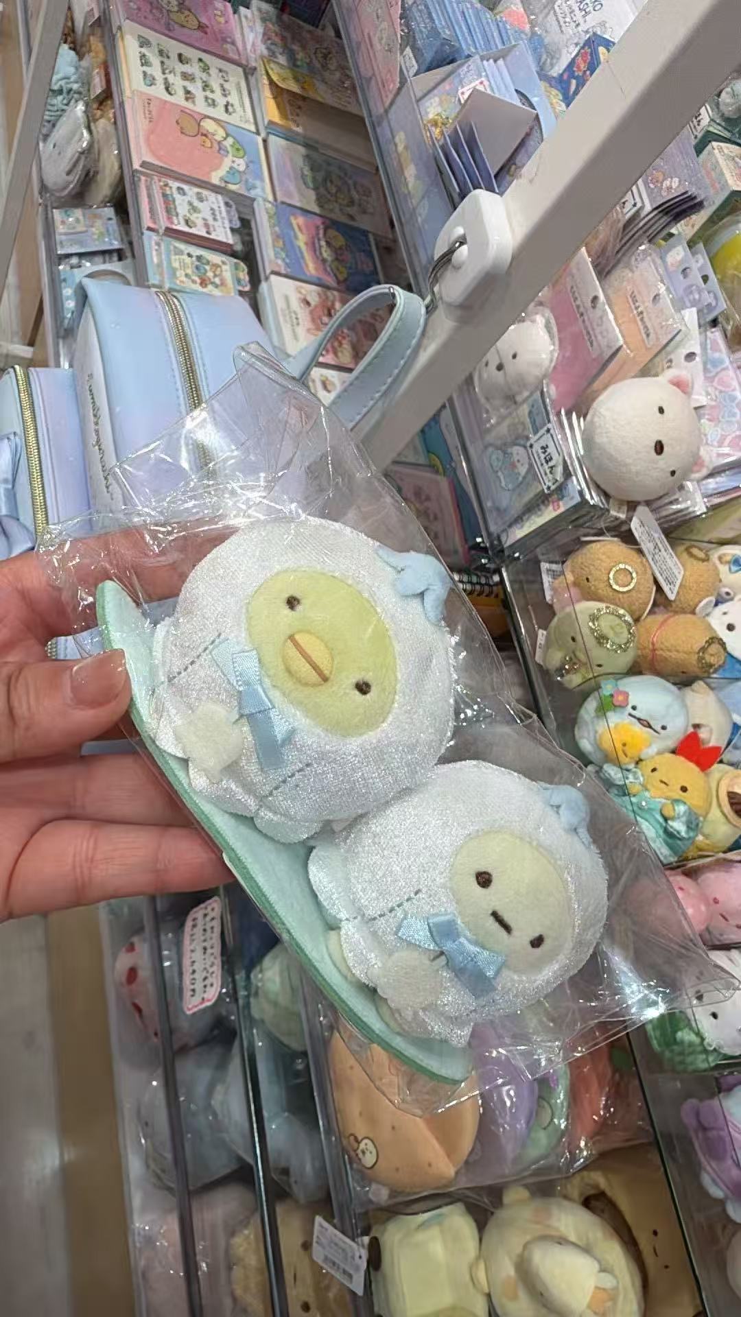 0927 角落小伙伴 绿鹅毛绒套装玩偶