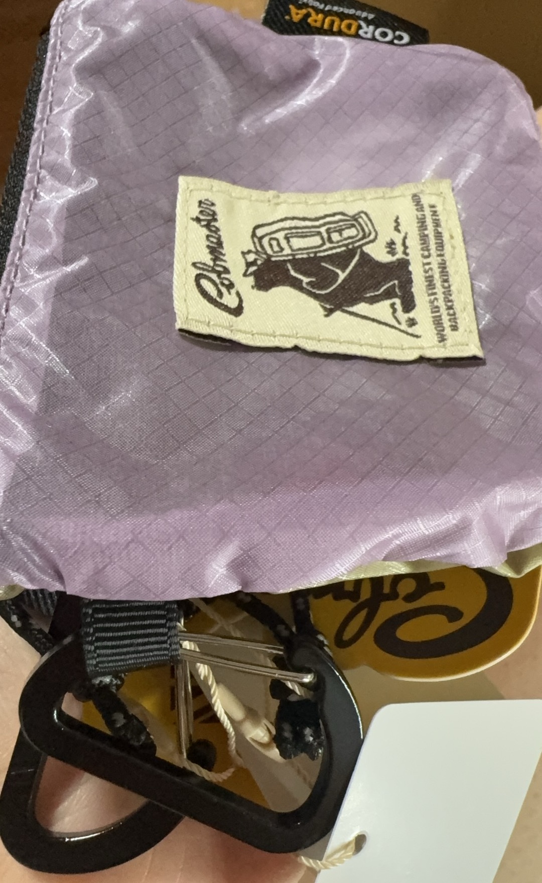 折扣店 黑熊超mini紫色挂包