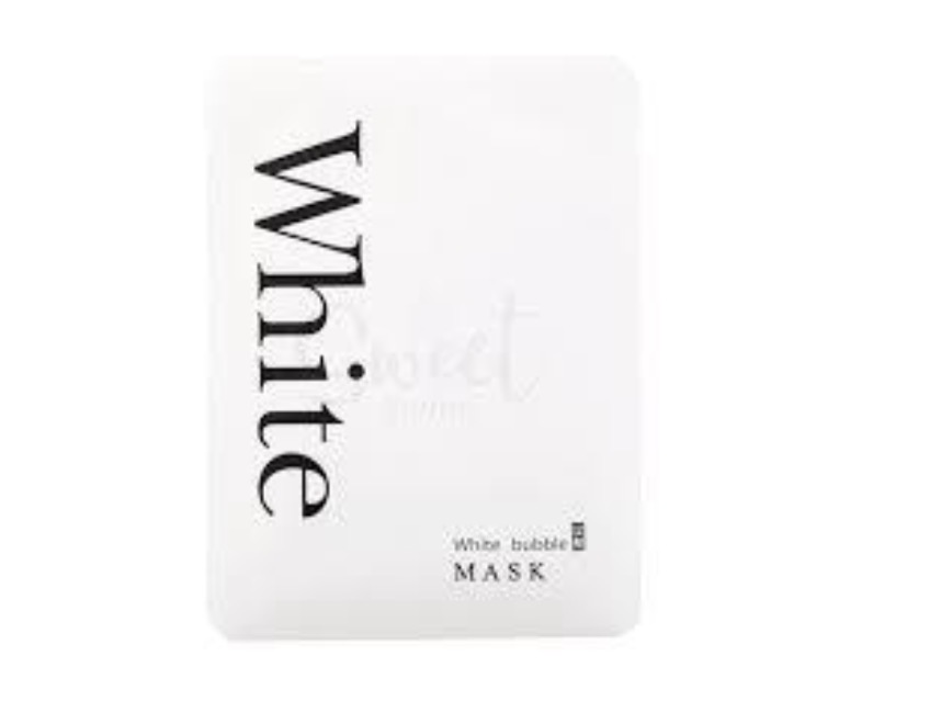 0928 white 美白碳酸清洁面膜 （抗衰补水修复）5片
