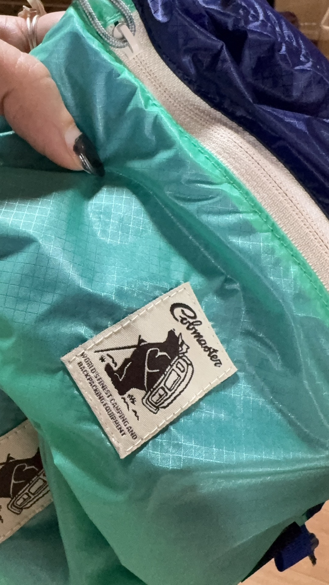 折扣店 黑熊绿色中号收纳包