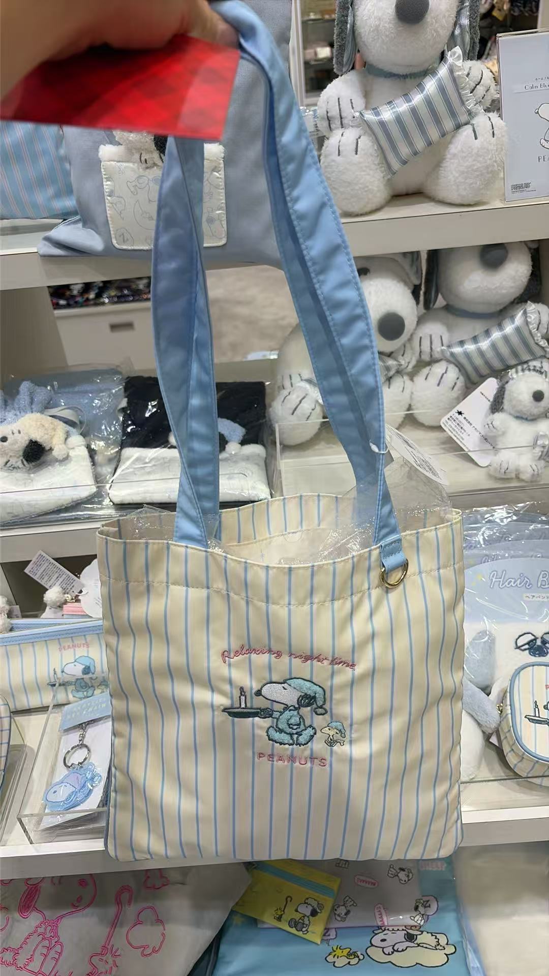 0930 48汇 米菲 蓝白色条纹托特包