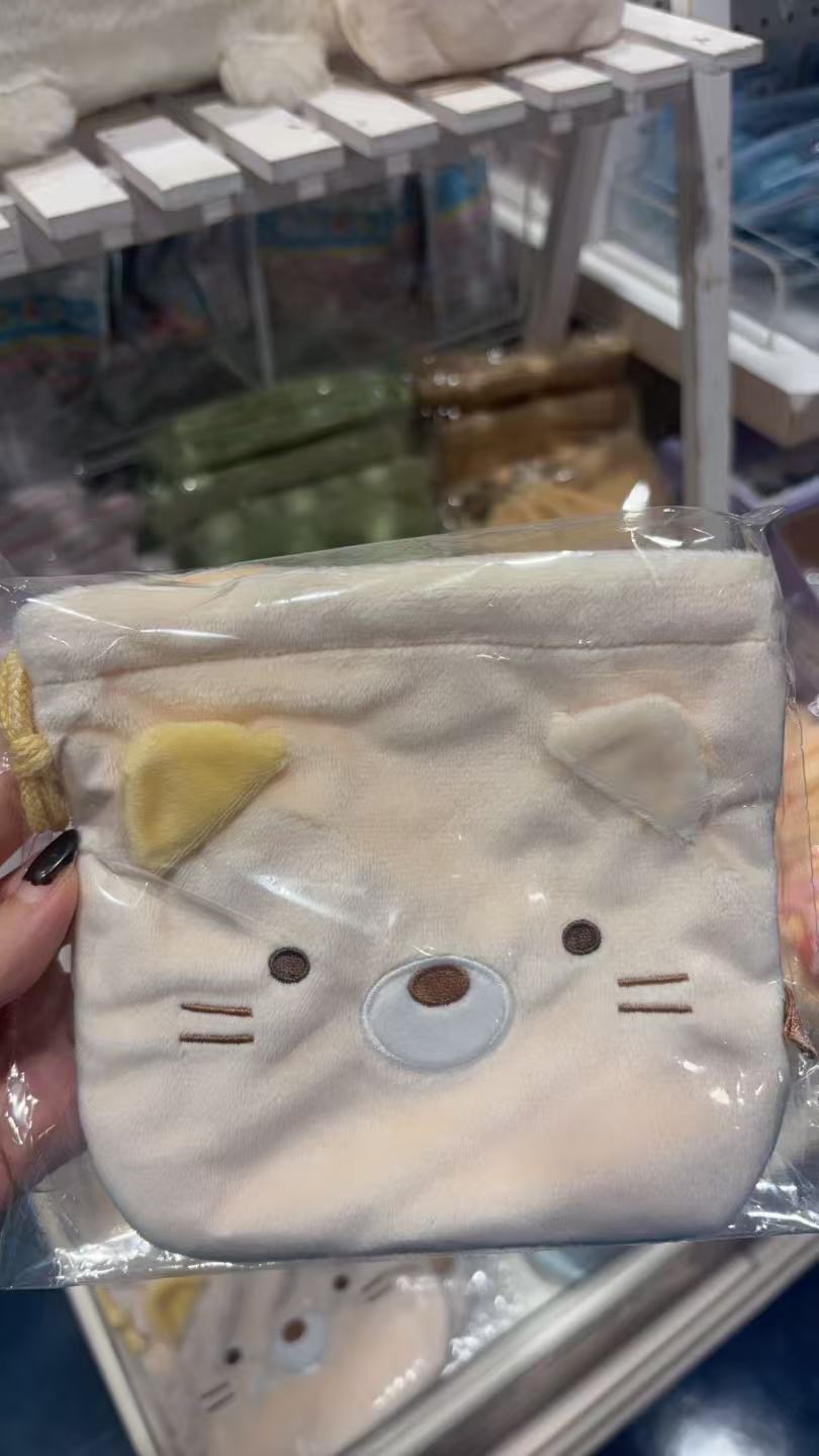 0930 折扣店的提前预热 角落生物 束口袋 猫咪