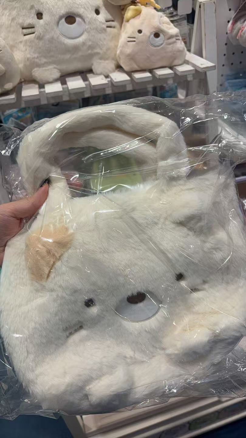 0930 折扣店 提前预热 角落生物 毛绒手提袋 猫咪