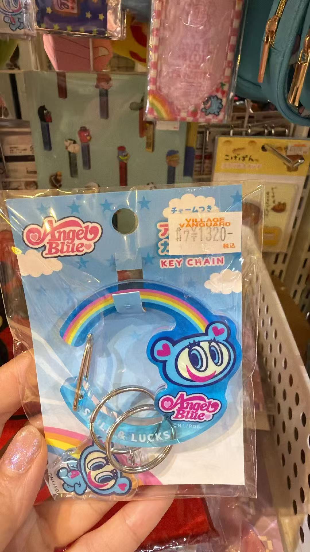 1002 特价 蓝猴子 圆弧造型 亚克力挂件 