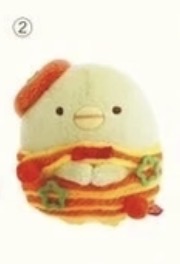 1008 角落生物 美食展会 绿鹅 毛绒手玉 