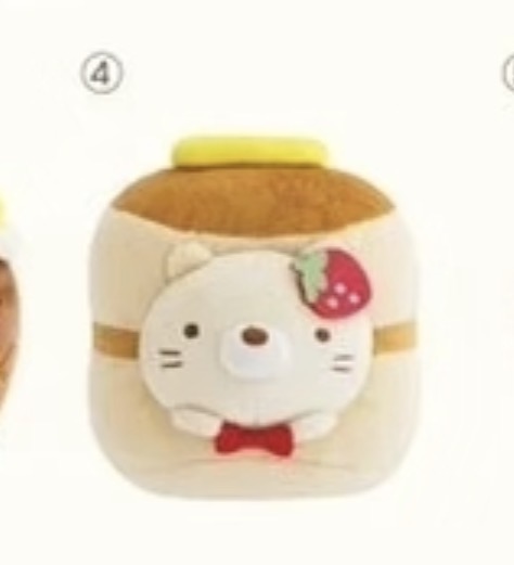 1008 角落生物 美食展会 猫咪 毛绒玩偶