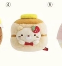 1008 角落生物 美食展会 猫咪 毛绒手玉 