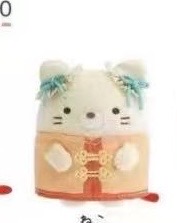 JP 1013 48汇起接 角落生物 餐厅 猫咪毛绒手玉