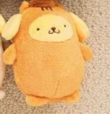 1013 46汇 三丽欧 布丁狗 毛绒挂件 橘色