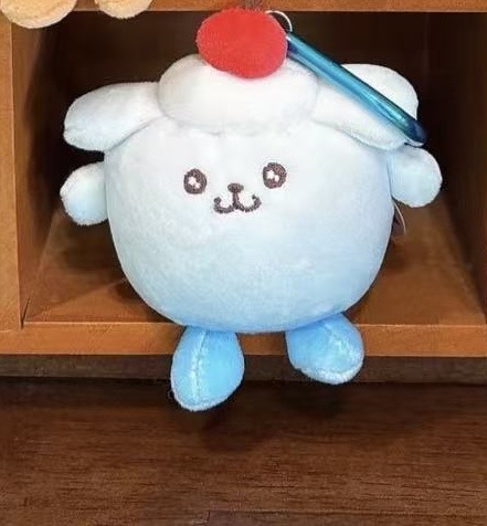 1013 48汇 三丽鸥布丁狗樱桃汽水毛绒挂件