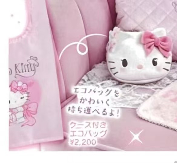 1029 48汇 三丽欧 kt生日 大头折叠购物袋 